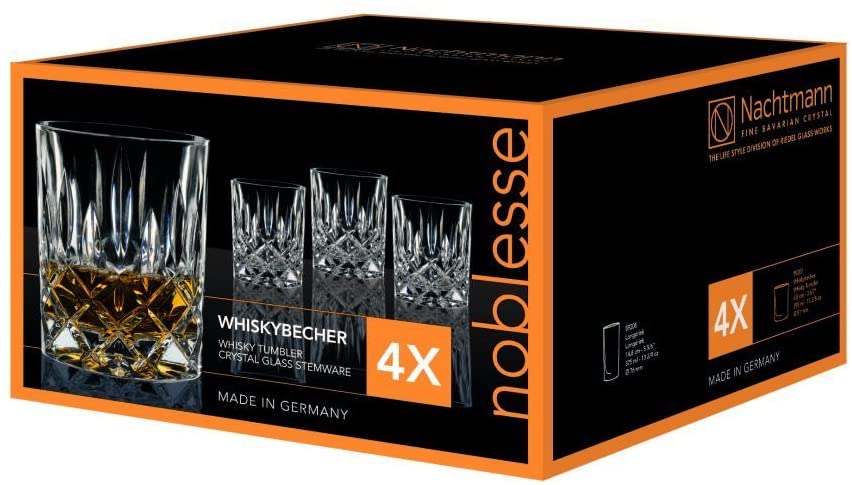 Spiegelau & Nachtmann Nachtmann Noblesse 89207 x 2 Whisky Glasses Set of 8
