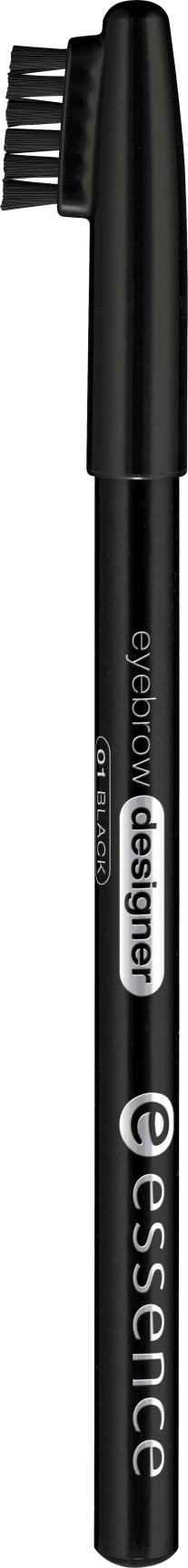 essence cosmetics Eyebrow Pencil, Eyebrow Designer Black 01, 1 G