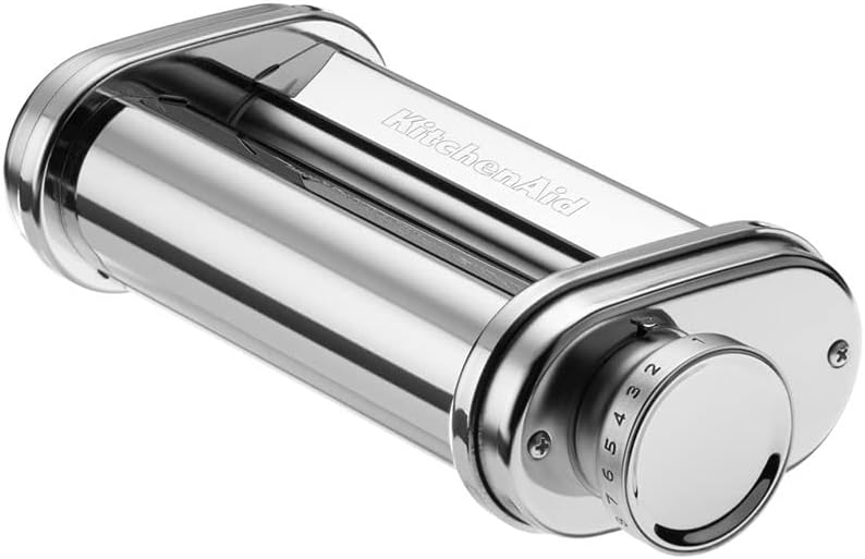 KitchenAid Accessories Pasta Attachment - 5KSMPSA - Pasta Machine for KitchenAid Food Processor - Lasagna Roller - Stainless Steel