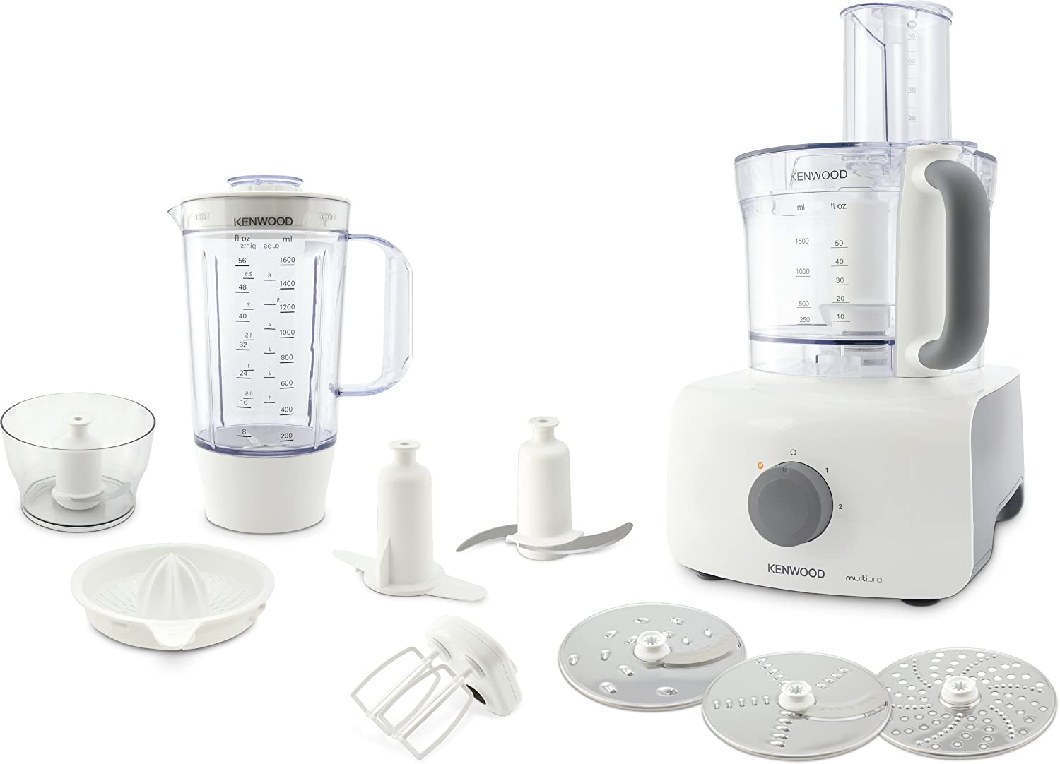 Kenwood Electronics FDP645WH 1000 W 3L Grigio Bianco