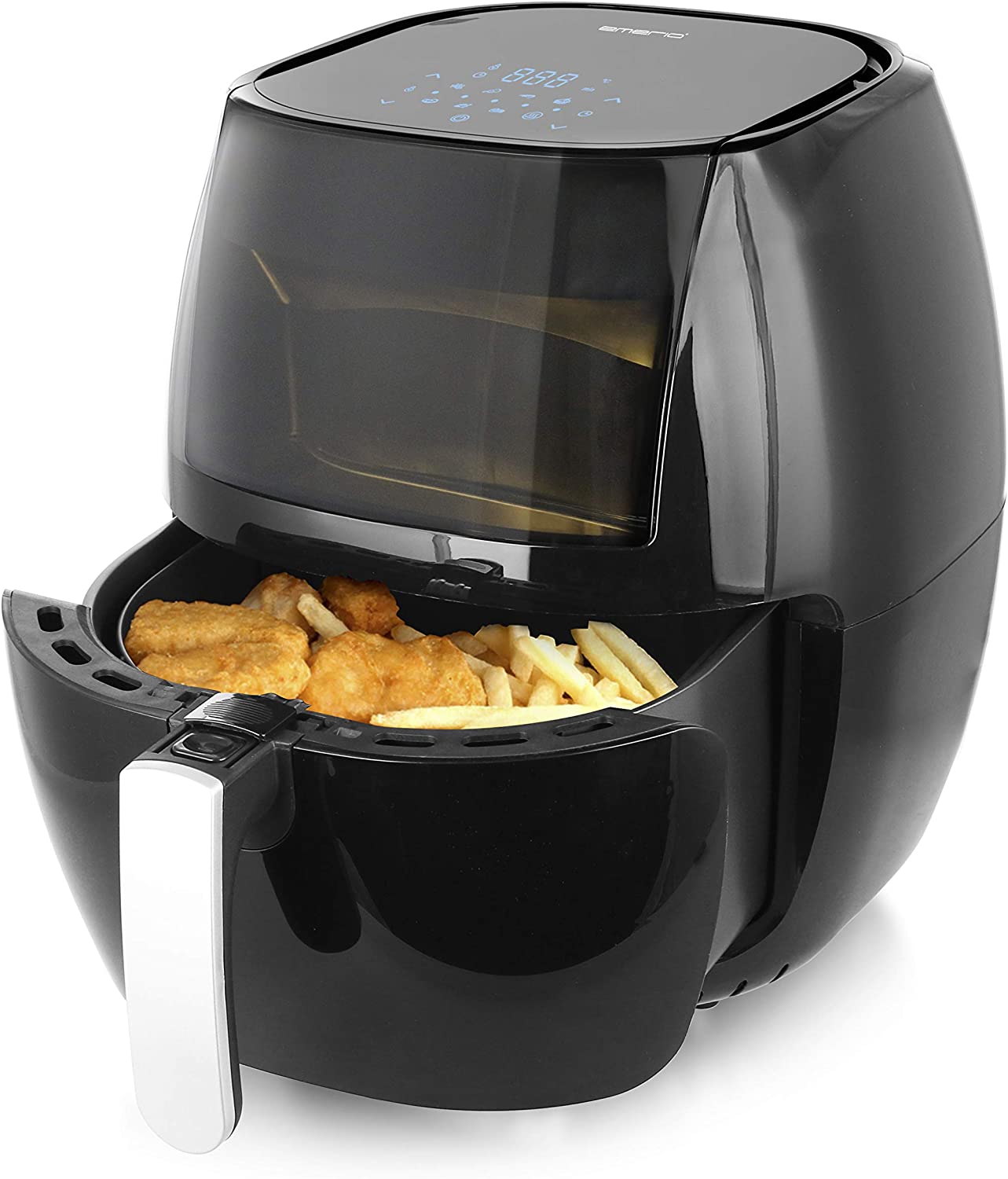 Emerio Hot Air Fryer, Smart Freyer for Frying Without Oil
