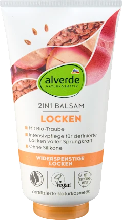 alverde NATURKOSMETIK Curl balm 2in1, 150 ml