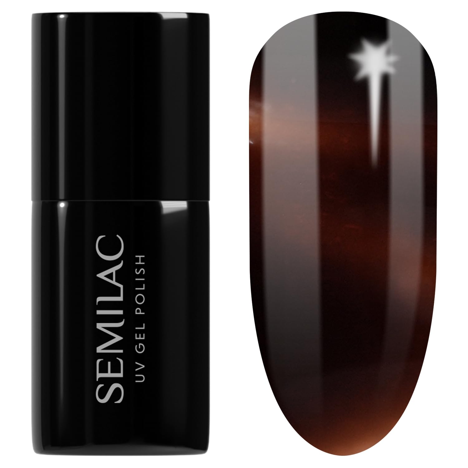 Semilac UV Nail Polish 942 Jelly Cola 7 ml