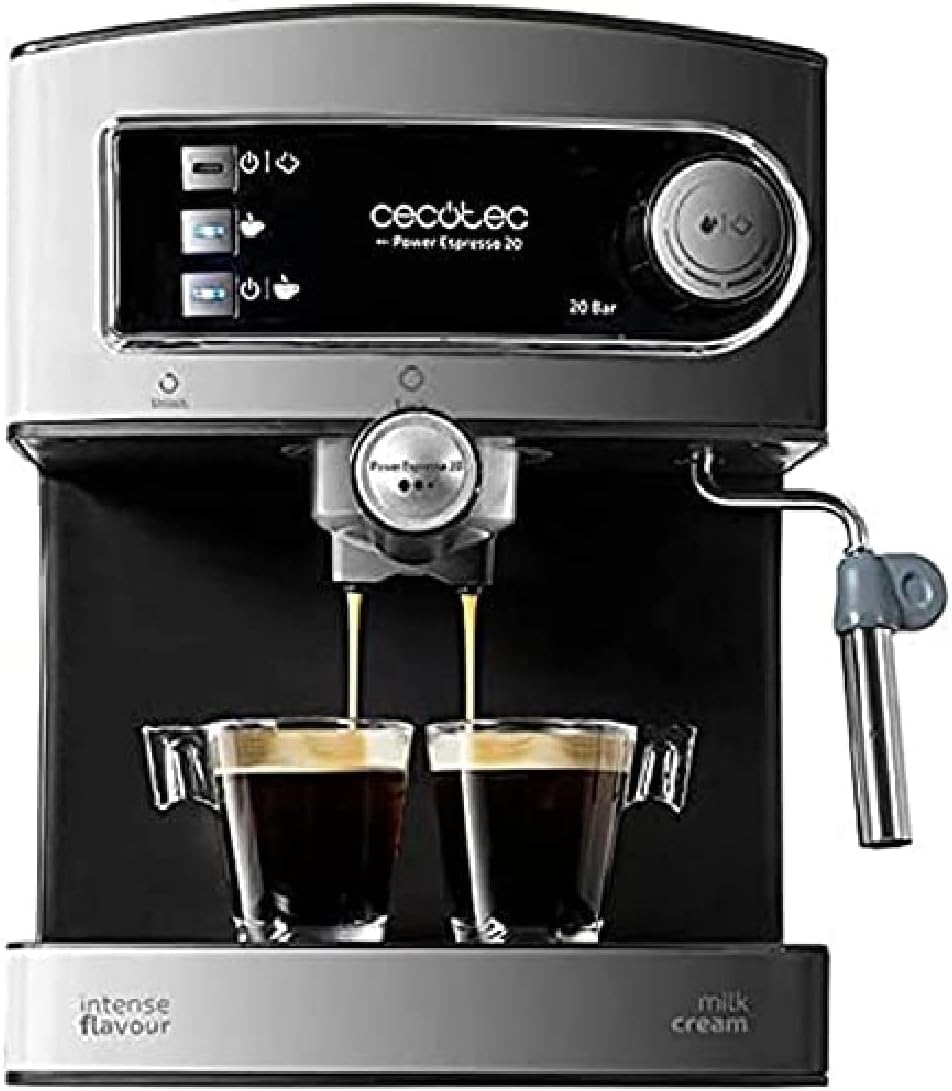 Cecotec Espresso and Cappuccino Coffee Machine, Black