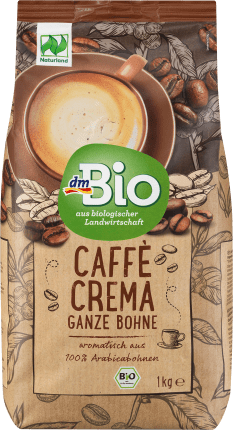 dmBio Coffee, Caffè Crema, whole bean, Naturland, 1 kg