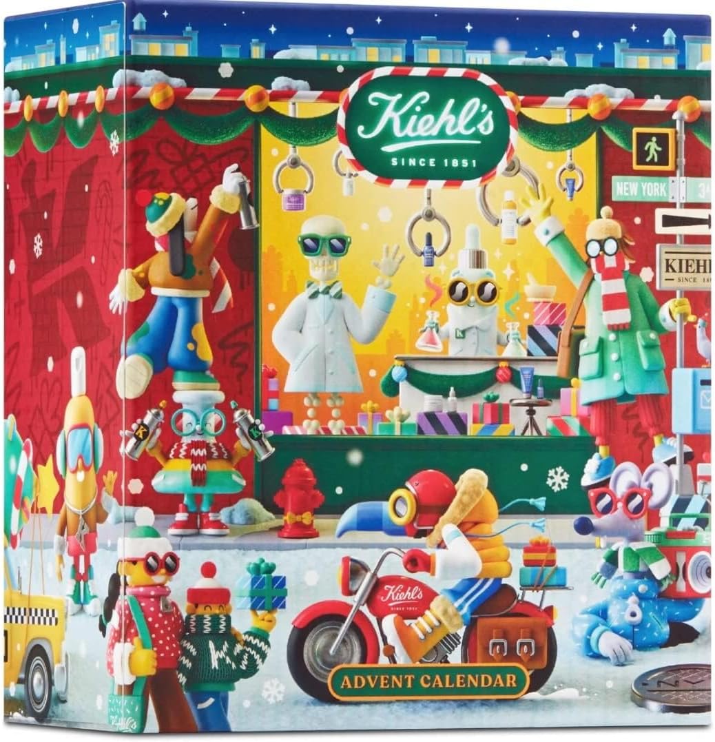 Jung Kiehls Advent Calendar 2023 Beauty Women, Cosmetic Advent Calendar, 24 Gifts Worth 250 €, Care Christmas Calendar Woman, Advent Calendar Women