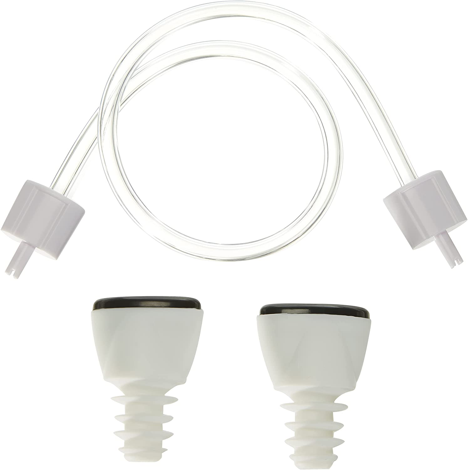 CASO Set of 2 wine stoppers, suitable for all Caso vacuum seals, seal open wine airtight - the aroma and taste are retained.