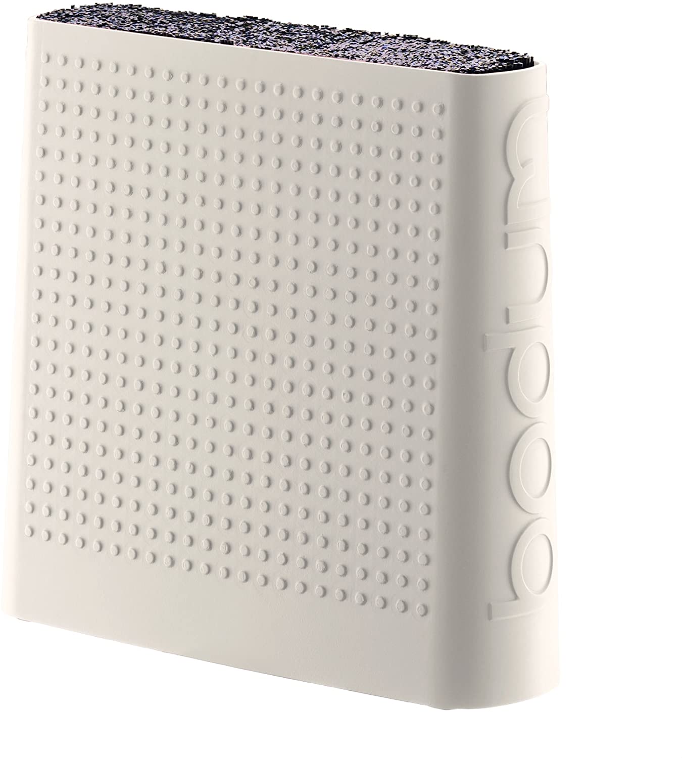 Bodum Bistro Knife Block, Plastic, White, 6.6 X 21.4 X 32 Cm