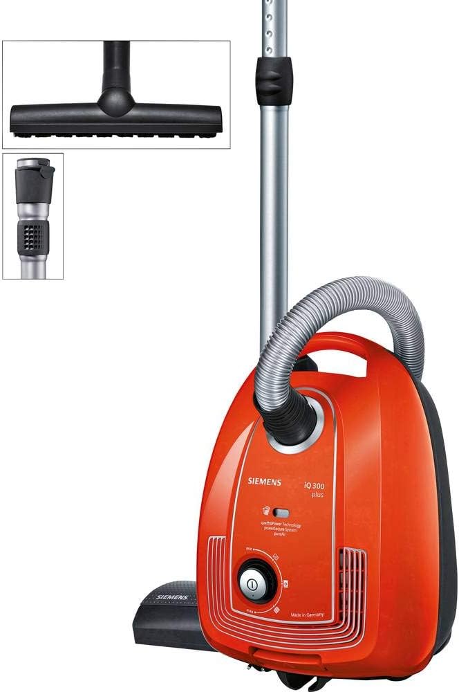 Siemens iQ300 VSC3320 Vacuum Cleaner with Bag, Blue, AllergyPlus Filter