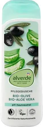 alverde NATURKOSMETIK Olive Aloe Vera Shower Gel, 250 ml