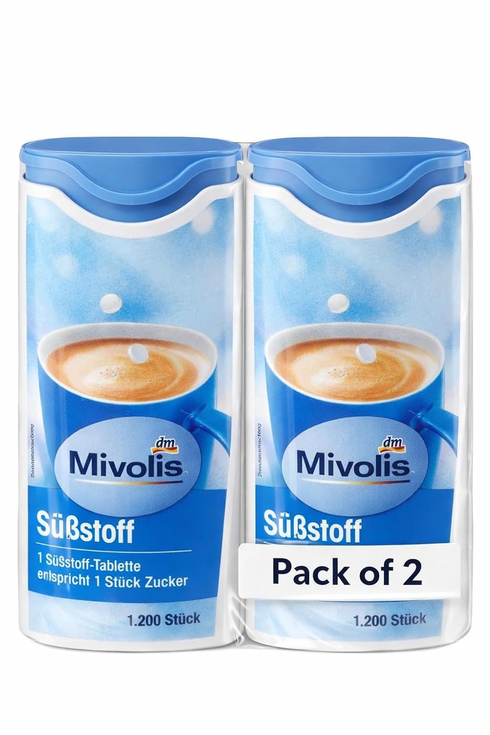 MIVOLIS Sweetener Tablets 2400 Pieces - Table Sweeteners | Germany 144g