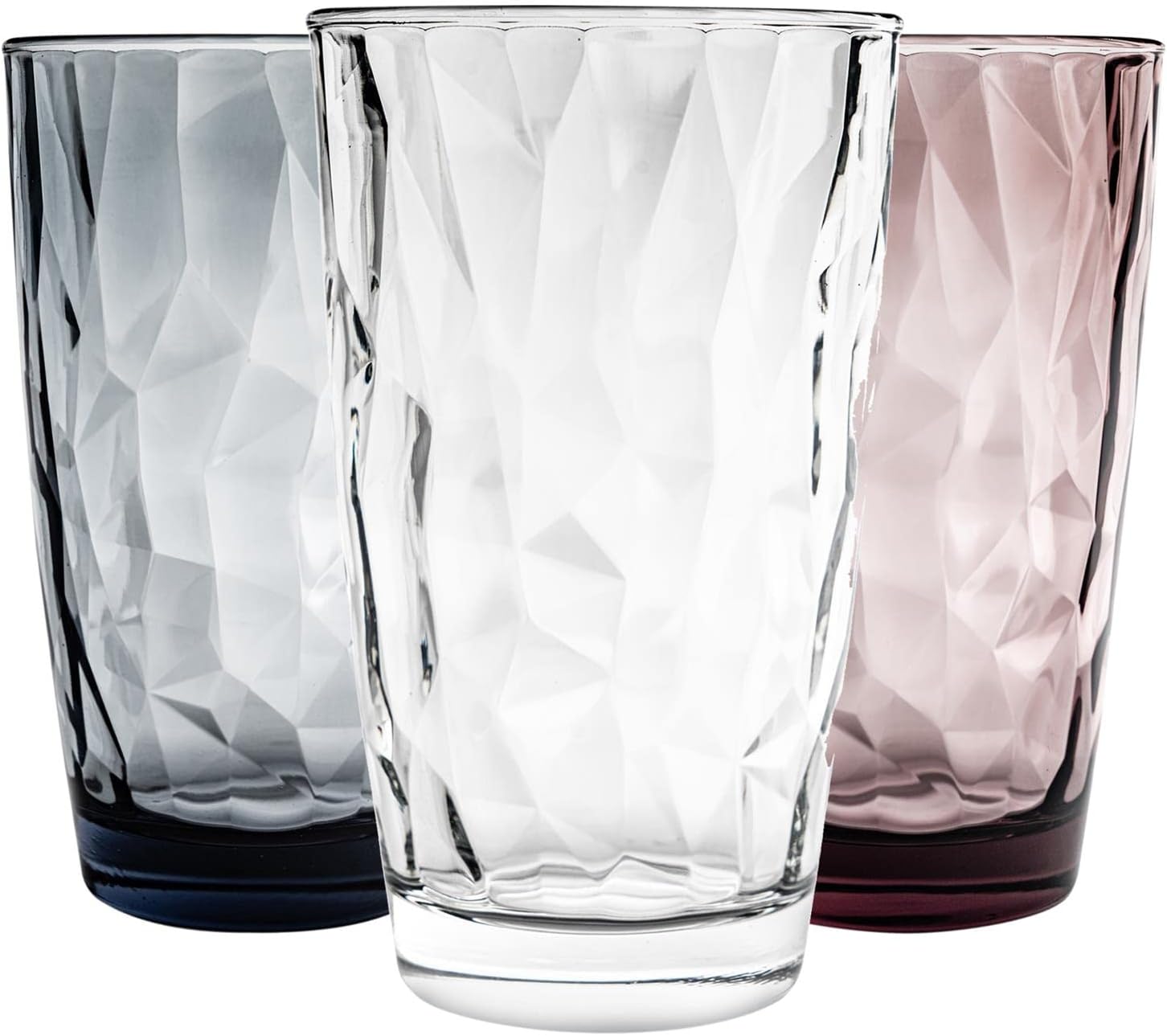 Bormioli Rocco Diamond Bicchiere Bibita 47 Cl Set 6 Pz In Vetro Multicolored