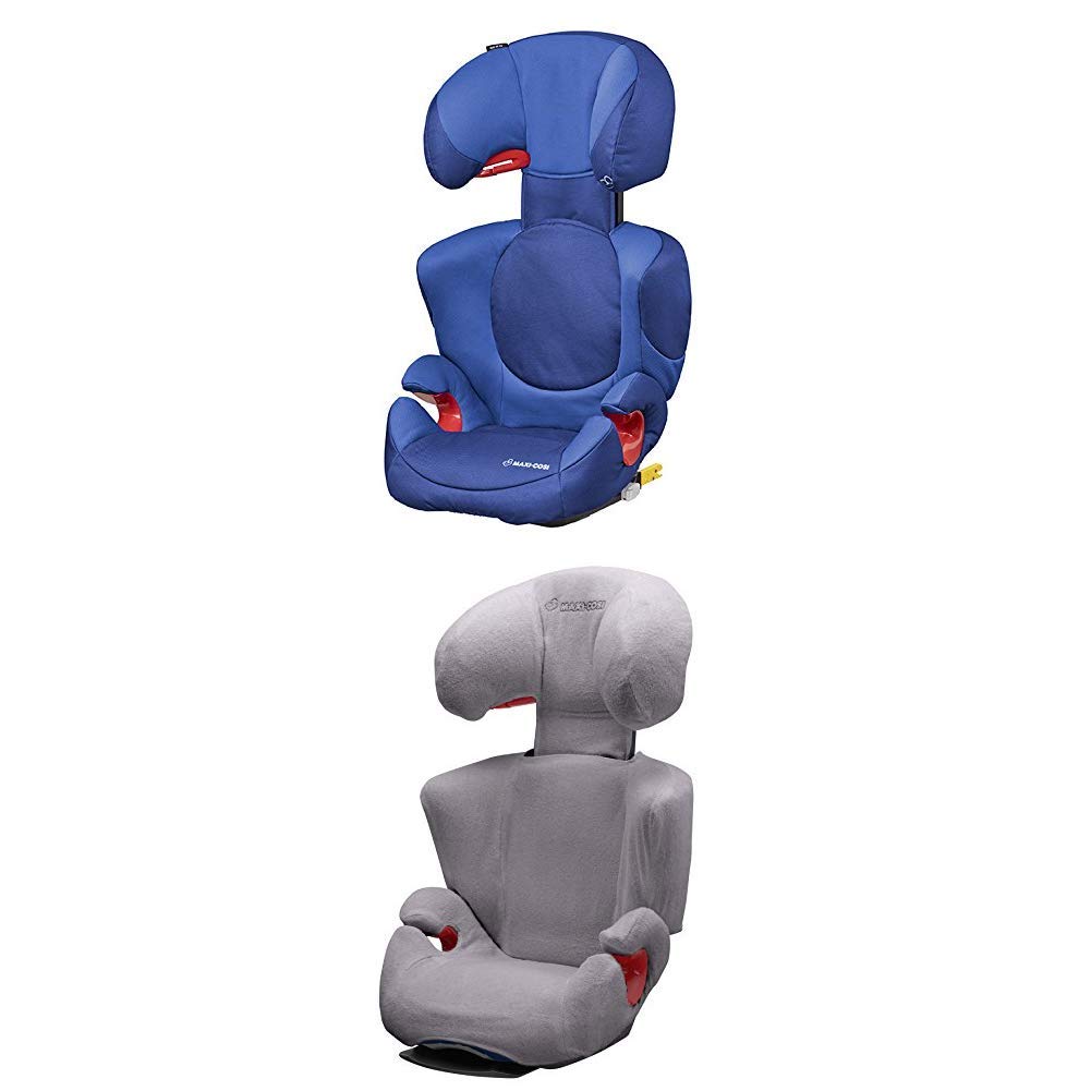 Maxi-Cosi Rodi XP Fix Car Booster Seat Group 2/3 (15-36 kg) with Isofix, Suitable for ages 3.5 to 12 Years electric blue