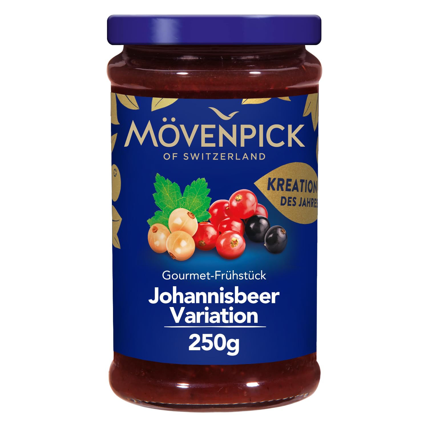 Mövenpick Gourmet Breakfast Currant Variation, Premium Fruit Spread Creation of the Year, 55 Percent Fruit, 250 g
