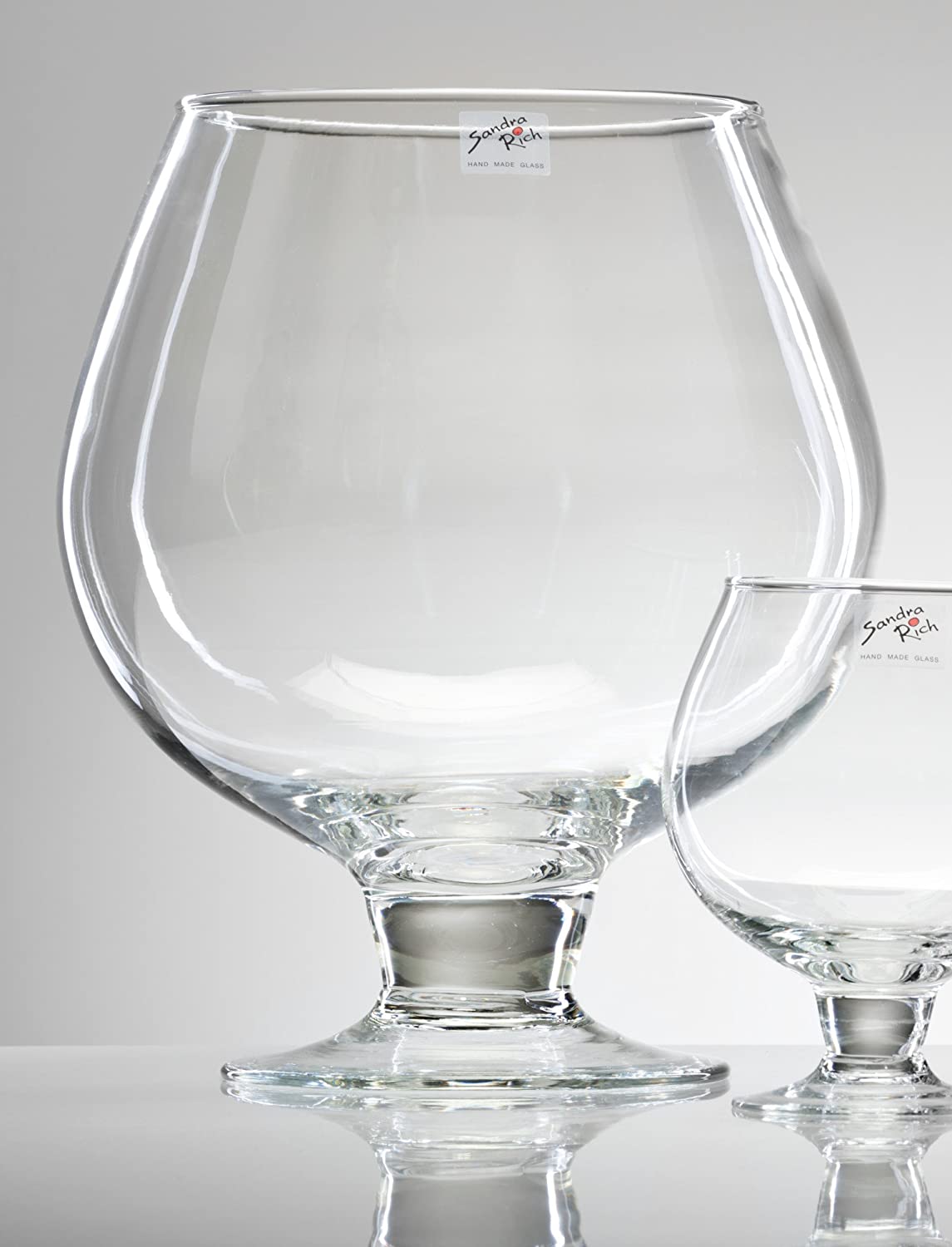 Sandra Rich Spherical Vase on Stand 29 cm