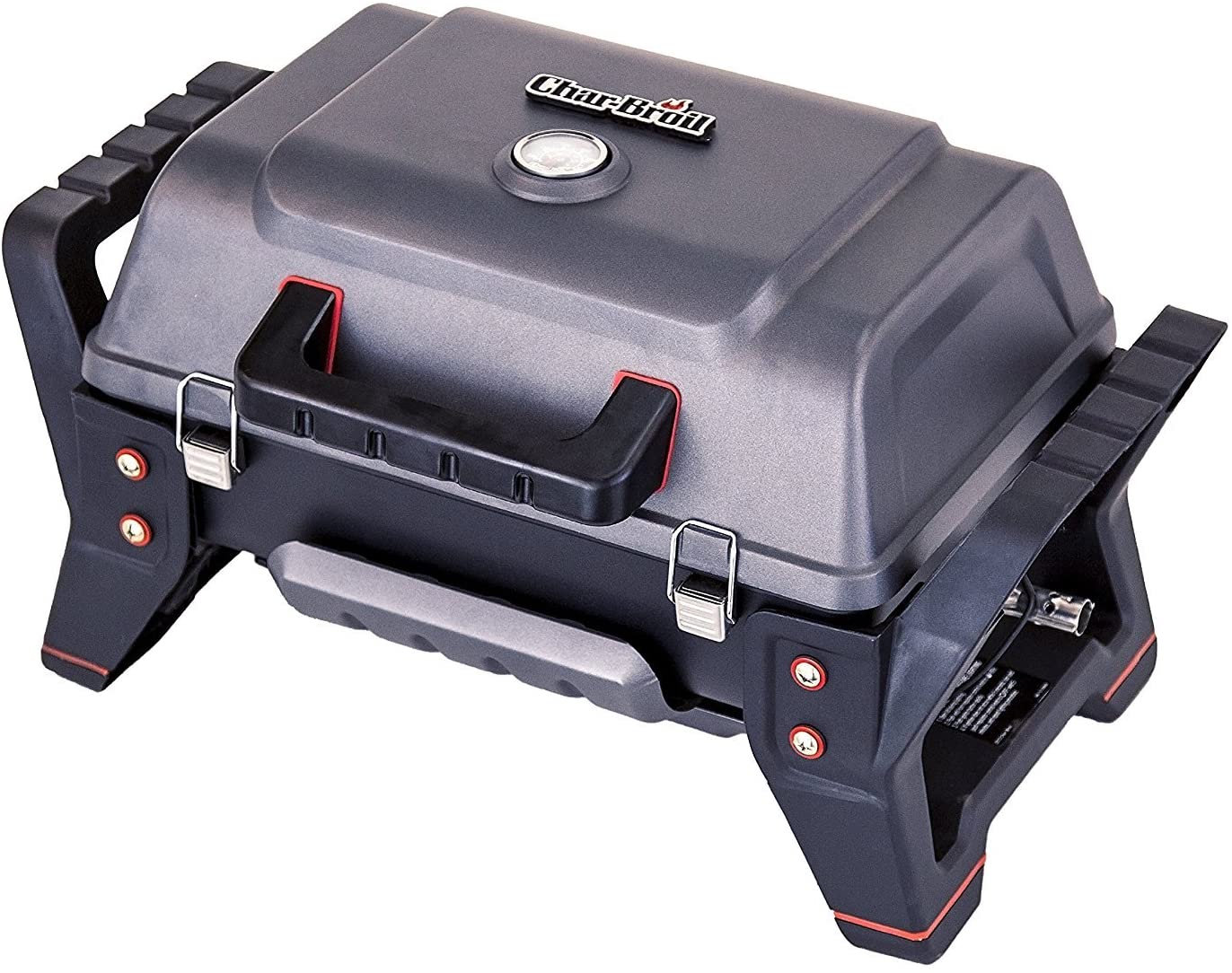 Char-Broil X200 Grill2Go - Portable Gas Grill + Gas Grill Carry Bag + Adapter Kit