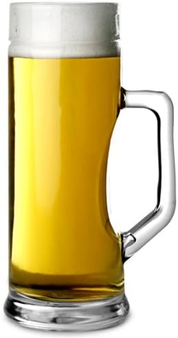 Stölzle Lausitz Stölzle Top Glass Beer Mug Premium with Excess / Set of 6 Beer Mugs 0.5 Lites / Stable Beer Jug / Beer Glasses 0.5 Litres Made of Soda Lime Glass / Beer MUG 0.5 L Dishwasher Safe