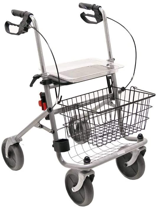 Drive Medical Cristallo Standard Walker Silver