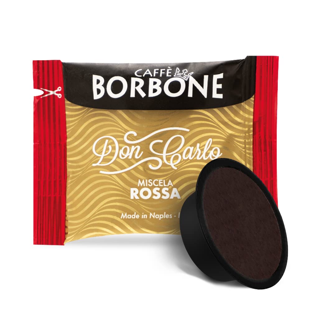 50 Caffe Borbone Lavazza A Modo Mio Compatible Alternative Capsules Don Carlo Blend Red Miscela Rosso Coffee Capsules