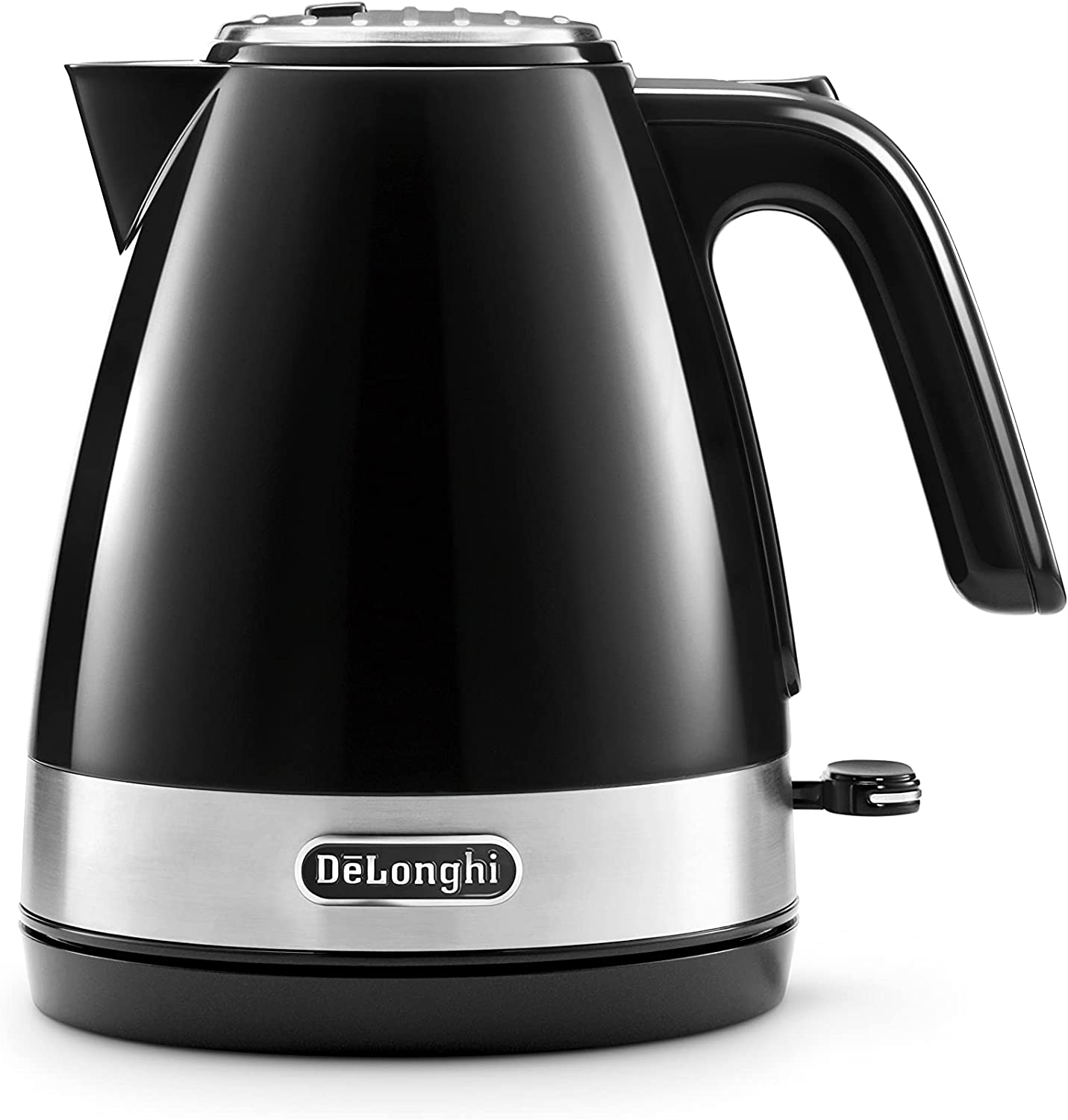 DeLonghi De\'Longhi Active Line KBLA2000.W Kettle, 360° Rotating Base, Water Level Indicator, Cable Wind, Capacity 1 Litre, 2000 Watt, White