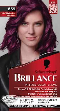 Schwarzkopf Brillance Hair color 859 Violet Wild Silk, 1 pc.