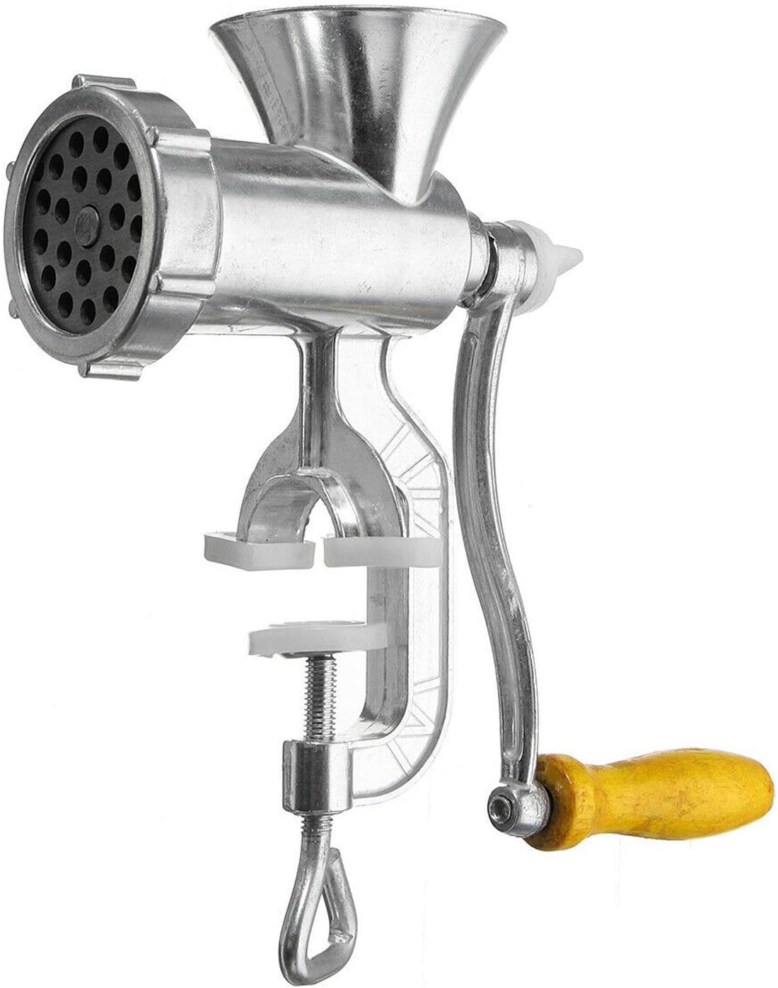 EUNEWR Manual Meat Grinder Aluminum Alloy Hand Grinder Multifunction Enema Sausage Filling Machine with Hand Crank for Kitchen Utensils