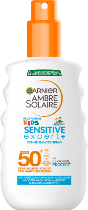 Garnier  Ambre Solaire Sonnenspray Kids sensitive expert+, LSF 50+, 150 ml