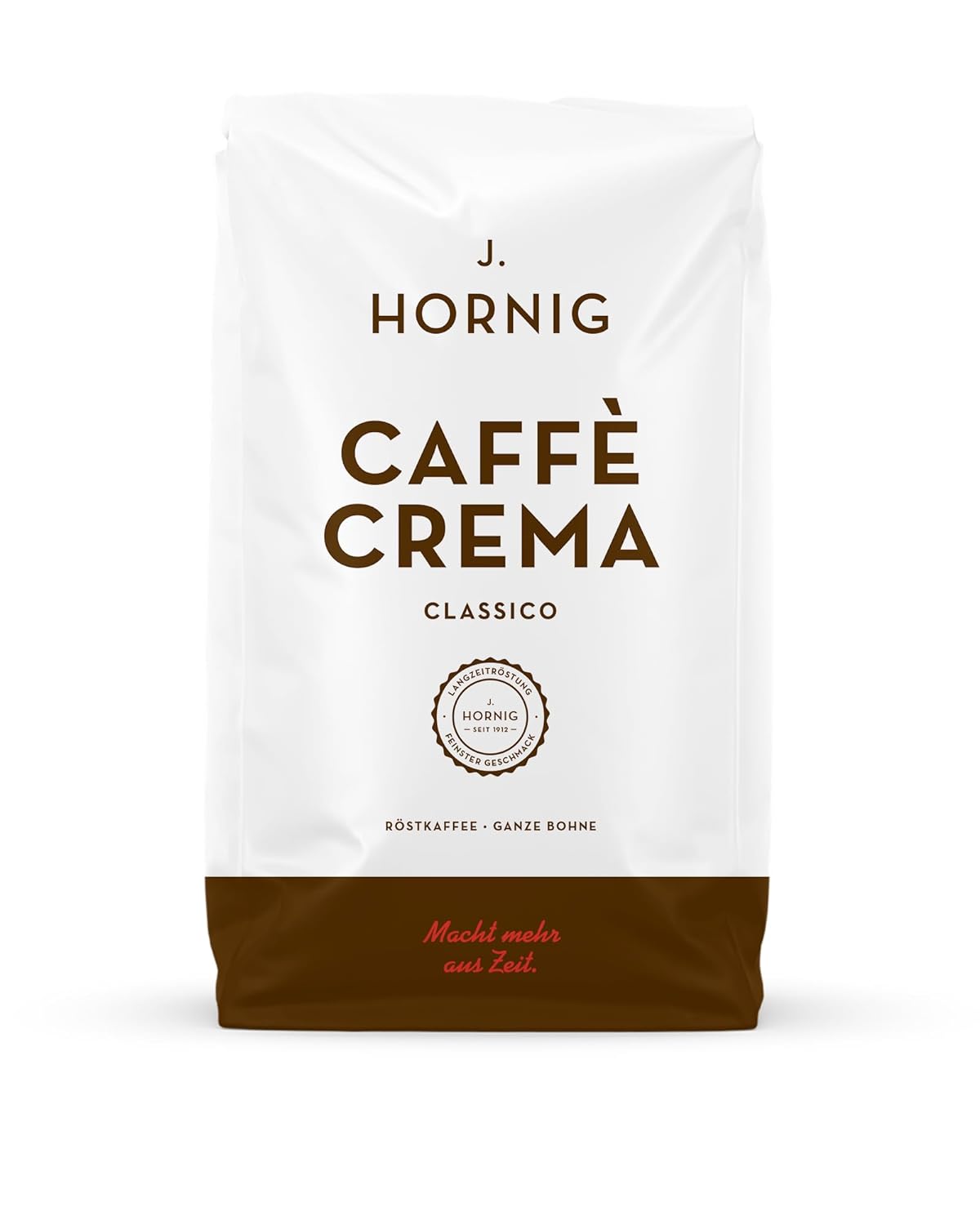 J. Hornig Coffee Beans Espresso, Caffè Crema Classico, 1kg whole beans, nutty-chocolaty taste, for fully automatic machines, portafilter machine and espresso maker
