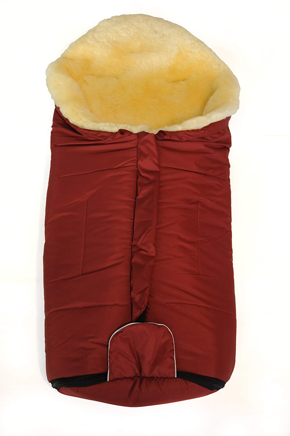 LammfellfuA Bordeaux Sheepskin Footmuff 20550 – Slots Wallet