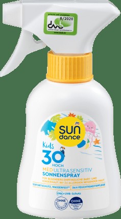 SUNDANCE Sonnenspray Kids, MED ultra sensitiv, LSF 30, 200 ml