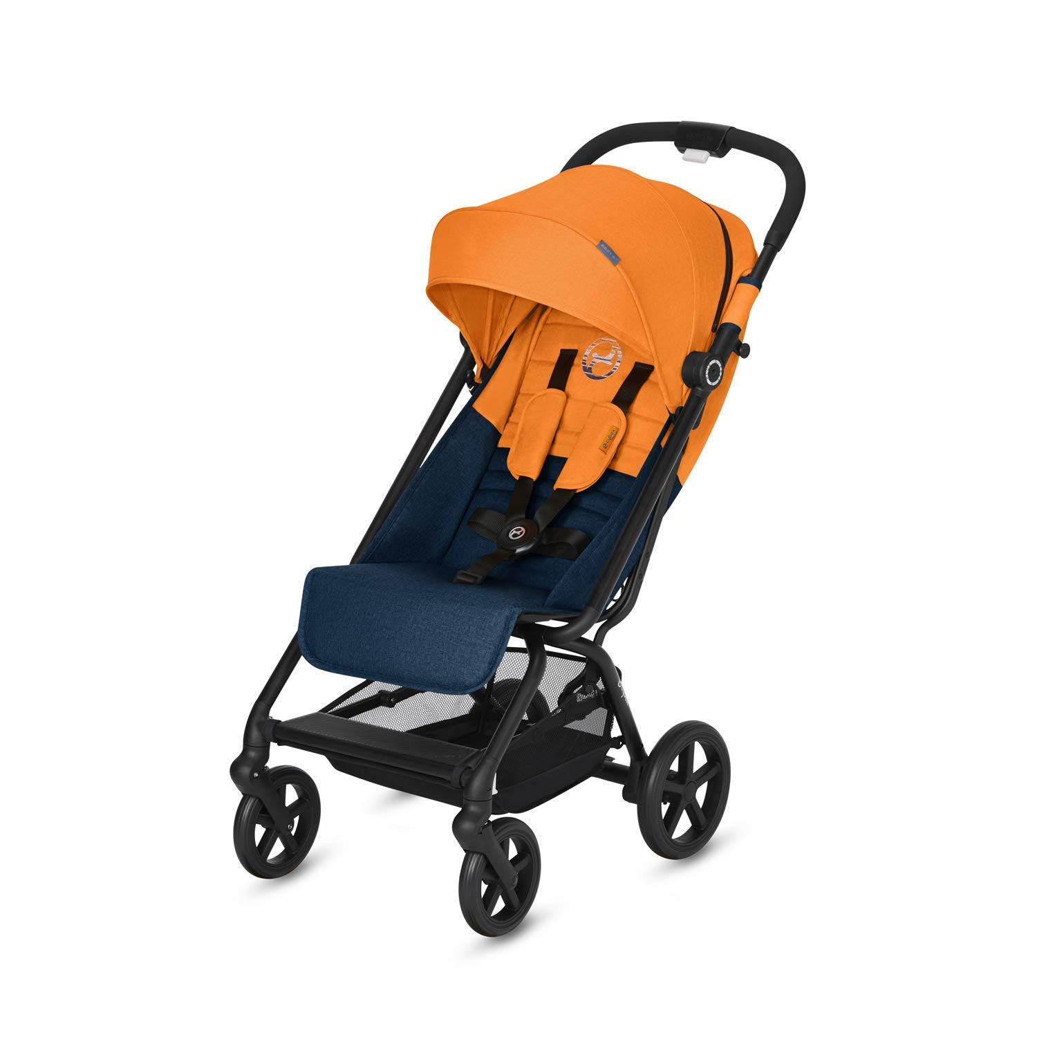 CYBEX Gold Buggy Eezy S+, Einhand-Faltmechanismus, Leichtgewicht, Ab Geburt bis 17 kg (ca. 4 Jahre), Tropical Blue