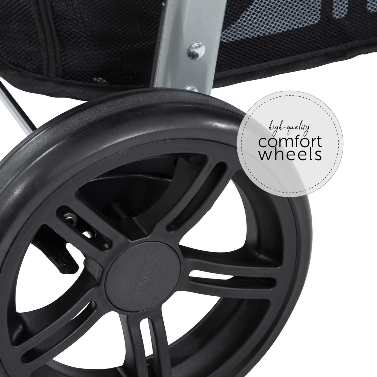 Hauck Rapid 4 Plus Trio Combi Pushchair Set / for Babies from Birth / Bath incl. Mattress / Travel System with Car Seat / Reclining Position / Quick Folding / Height Adjustable / Up to 25 kg / Blue Grey