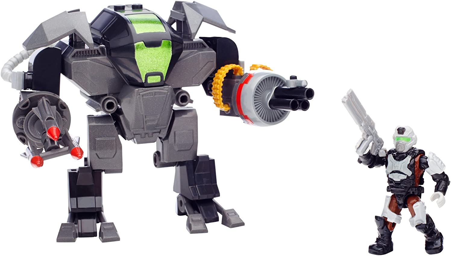 Megab Trains Mega Bloks H Heavy Assault Cyclops | Cnk36