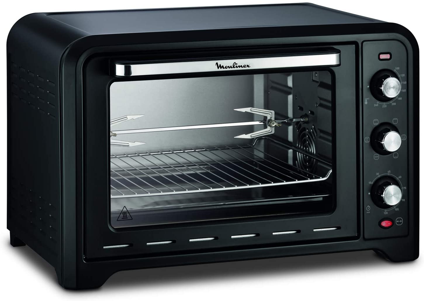 Moulinex ox485810 Optimo Oven Black 39 L Recirculation Rotating Brooch 2000 W