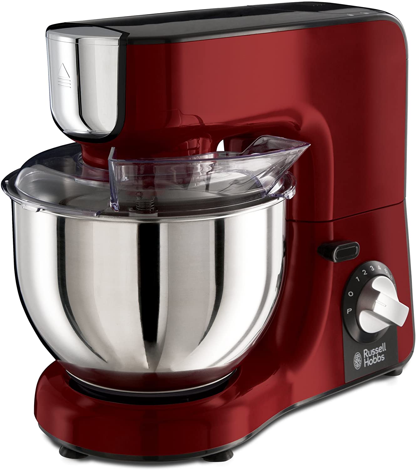 Russell Hobbs 24730-56 Desire Food Processor, 2 Speed Levels, Pulse/Ice Crush Function, Red/Black