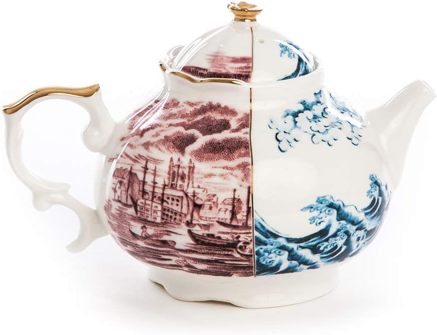 SELETTI Porcelain teapot hybrid-smeraldina Ø cm. 3:13 p.m.