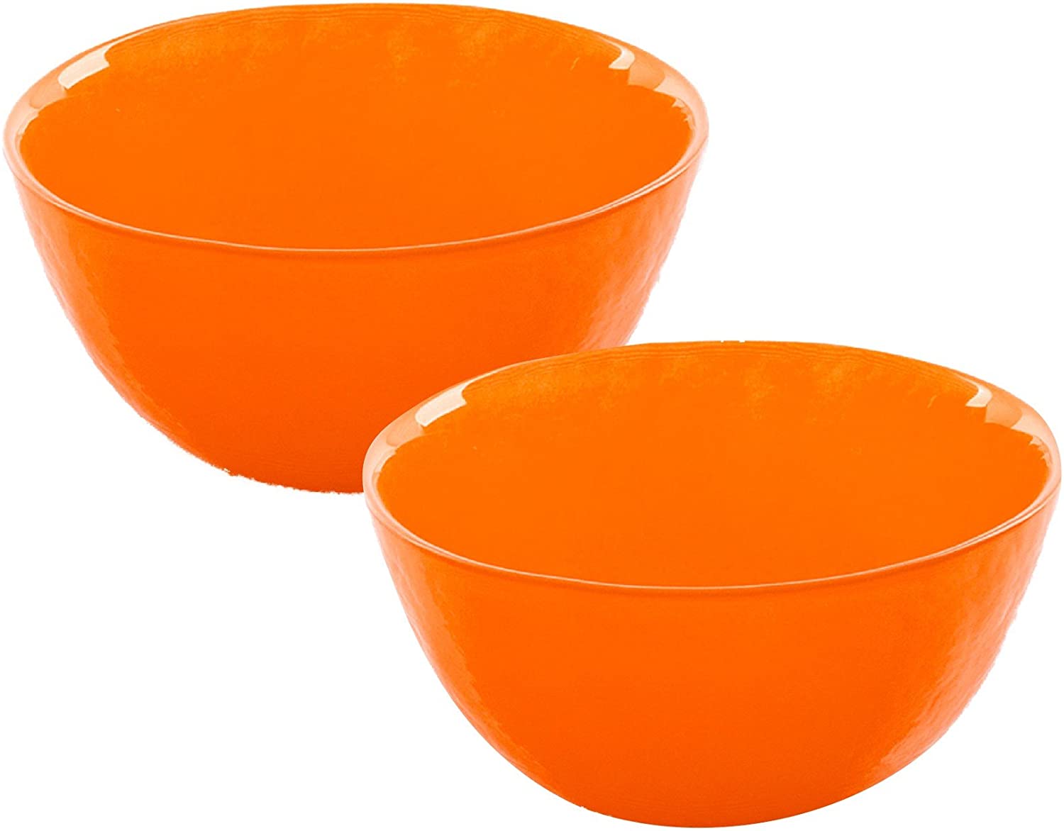 Bohemia Cristal Play of Colors 093 012 001 Set of 2 Bowls Diameter 145 mm Soda-lime Glass 7.6 x 14.5 x 7.6 cm