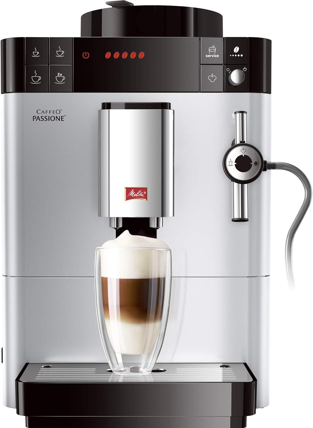 Melitta Caffeo Passione, coffee machine, silver