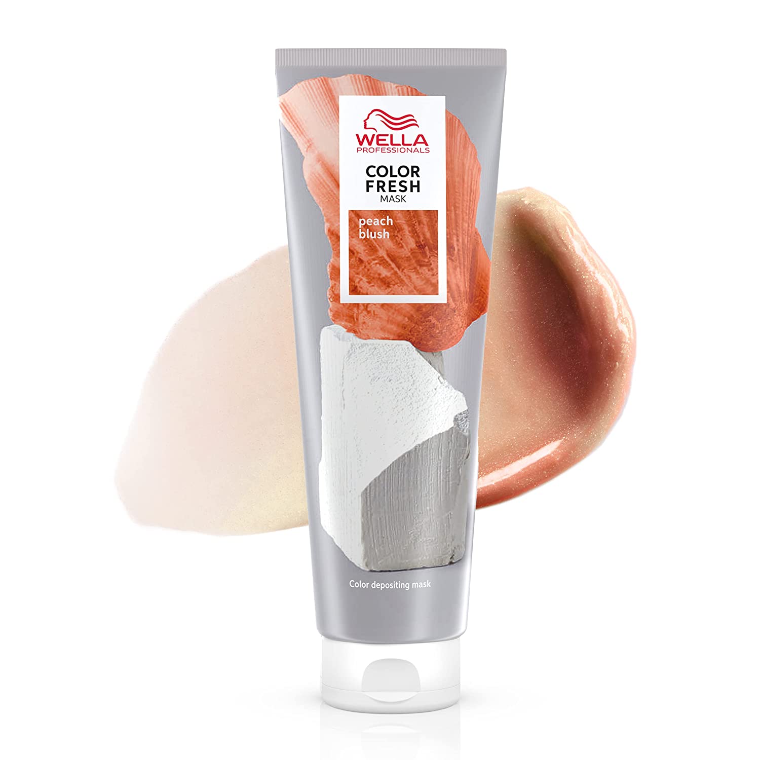 Wella Professionals Color Fresh Mask Peach Blush - Hair Treatment to Revitalise and Change Hair Colour - Nourishing Tint with Avocado Oil - for Blonde and Lightened Hair - 150 ml, ‎peach