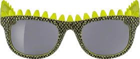 SUNDANCE Sunglasses kids black yellow with spikes, 1 pc
