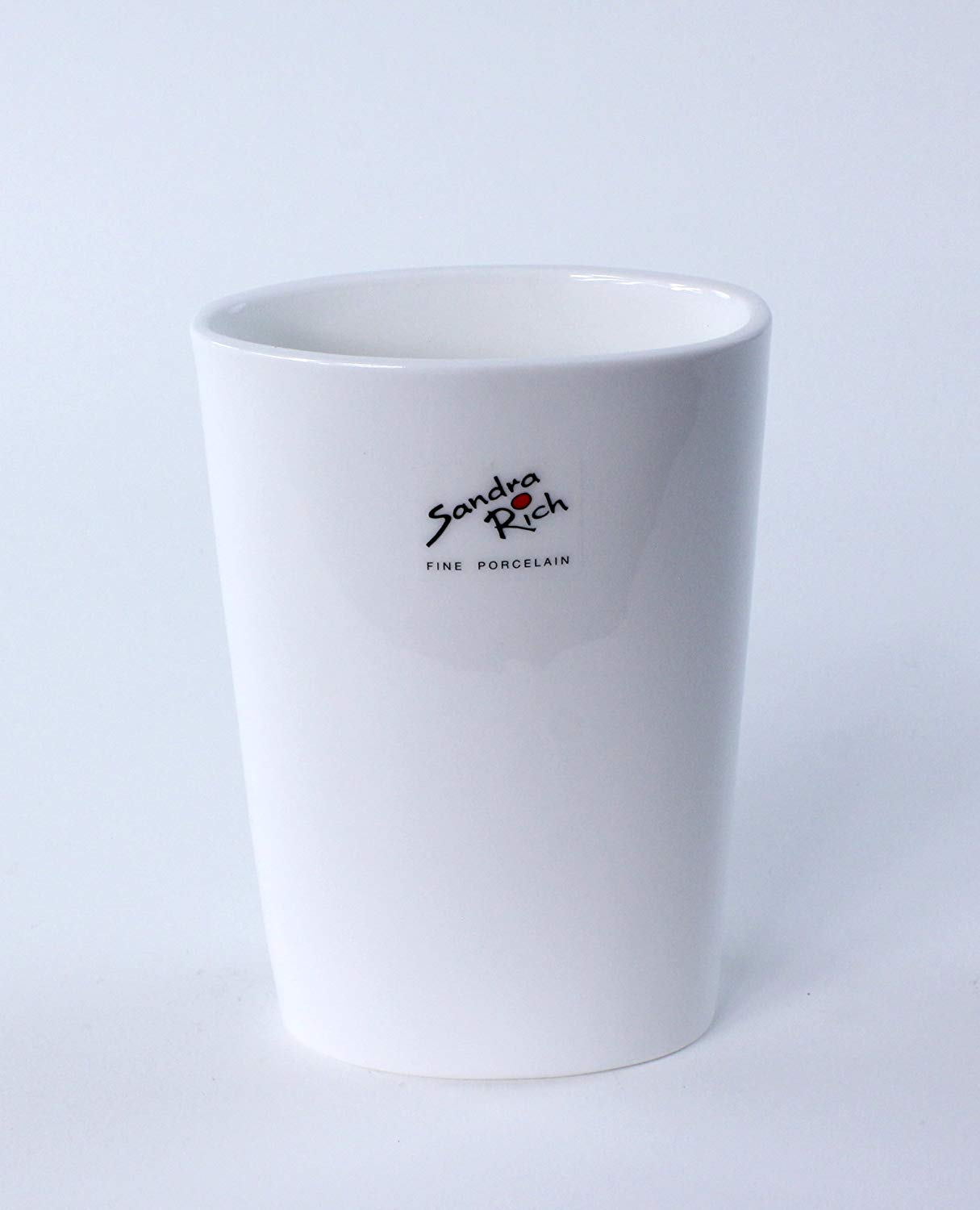 Sandra Rich Oval Porcelain Vase