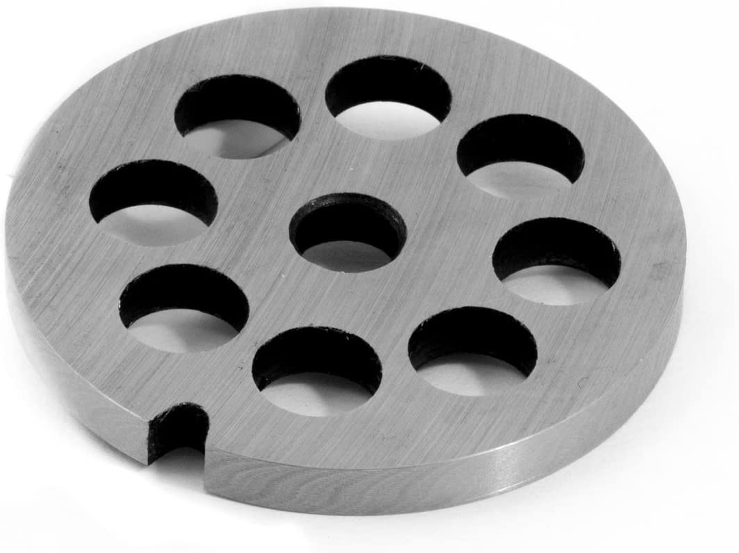 A.J.S. A.J.S. Unger Enterprise Perforated Disc for Meat Mincer No. 10 / Diameter 13 mm Perforated Disc Set for Meat Mincer Disc Replacement Plate Size 10/13 mm