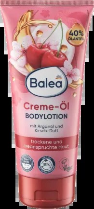 Balea Creme oil body lotion cherry, 200 ml