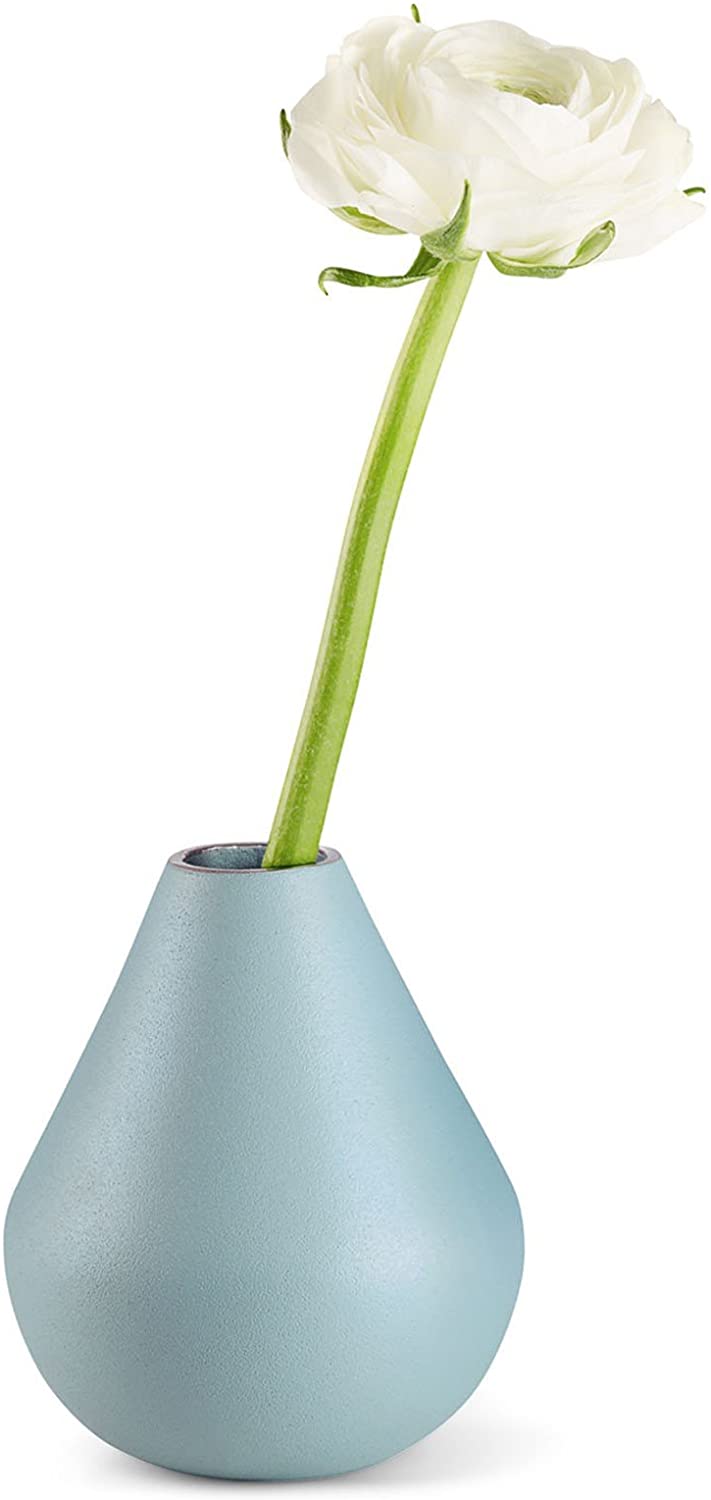 Philippi Jil Ice Vase, Aluminium, Blue, 10 x 10 x 10.5 cm