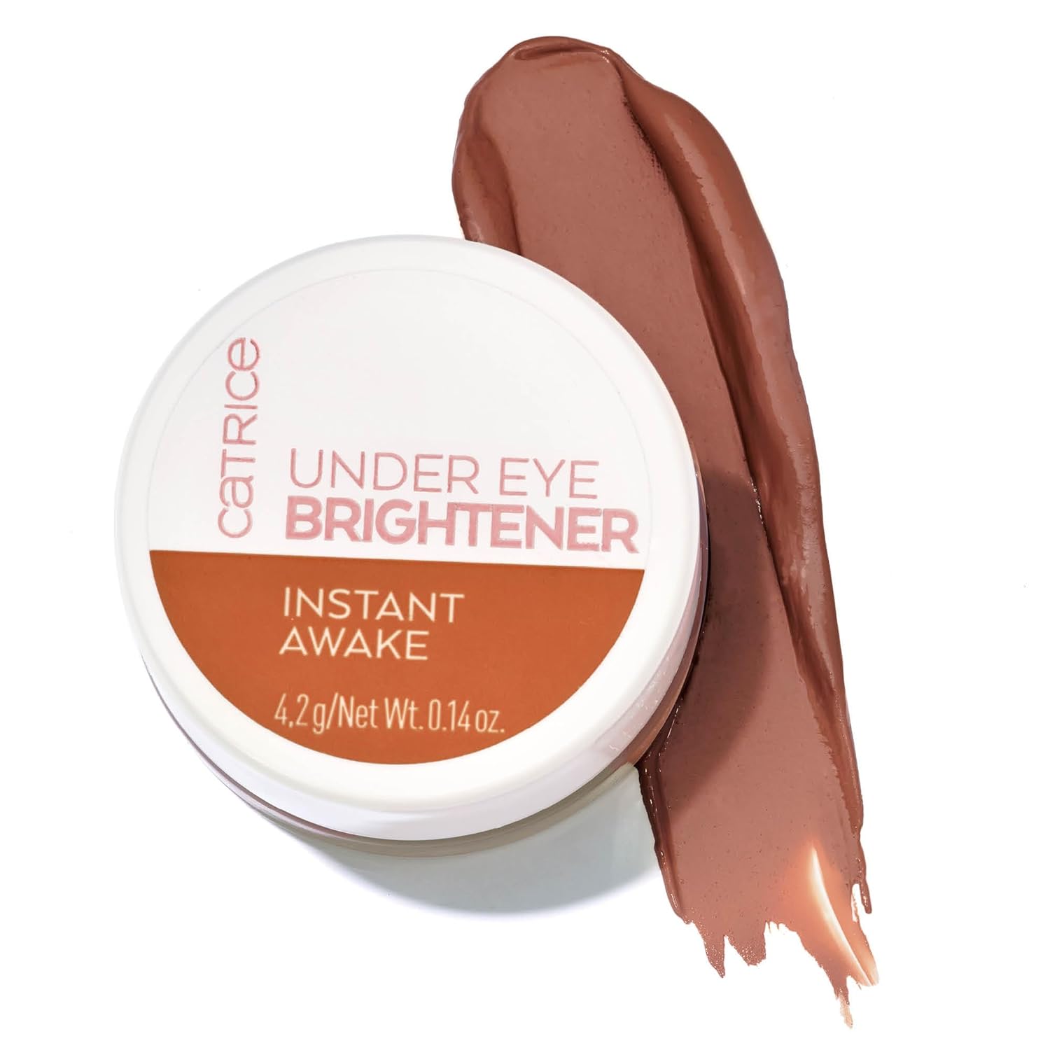 Catrice Under Eye Brightener, Eye Care, No. 040, Brown, Nourishing, Brightening, Color Matching, Natural, Shimmering, Vegan, Perfume, Alcohol, No Preservatives, Pack of 1 (4.2 g)
