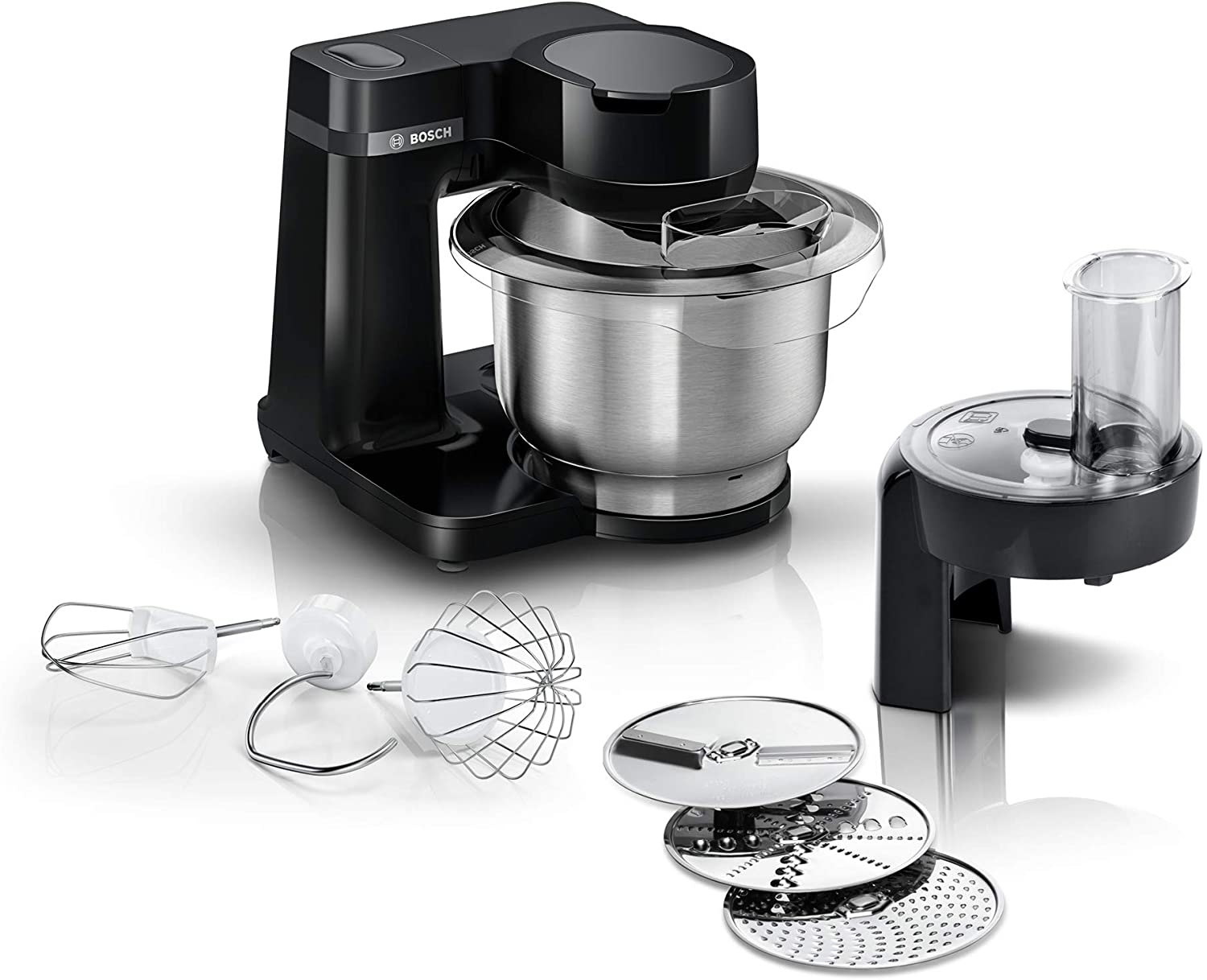 Bosch Hausgerate Bosch MUMS2EB01 Food Processor MUM Series 2, 700 W, 3.8 L Stainless Steel B