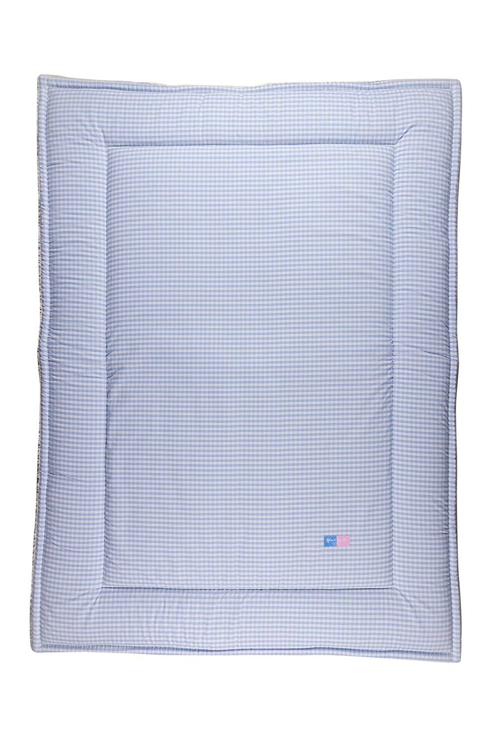 \'ROBERT OSSWALD Classic\' Crawling Blanket with Plush Organic Cotton 100 x 135 cm Soft Padded