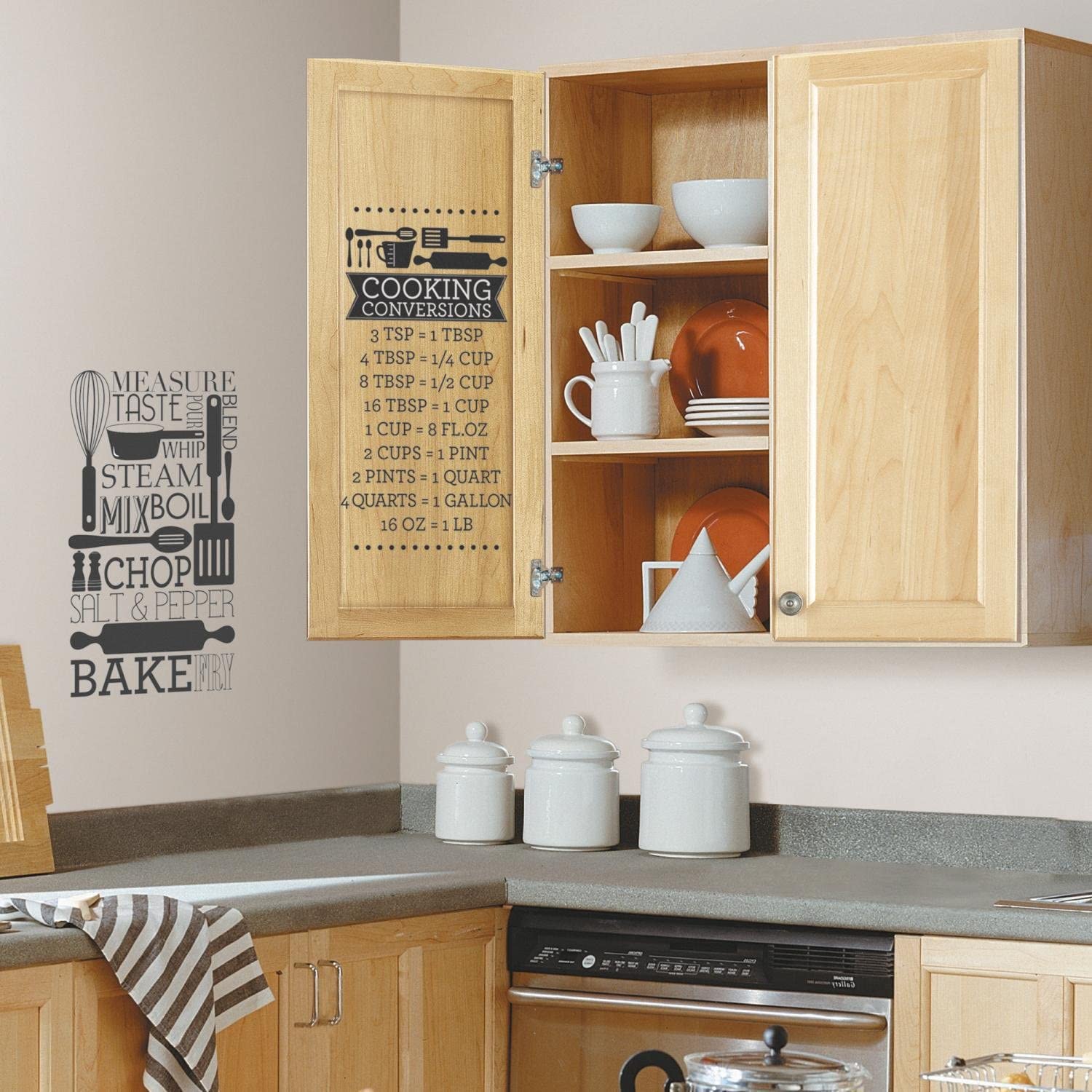 RoomMates 54133 lettering Cooking