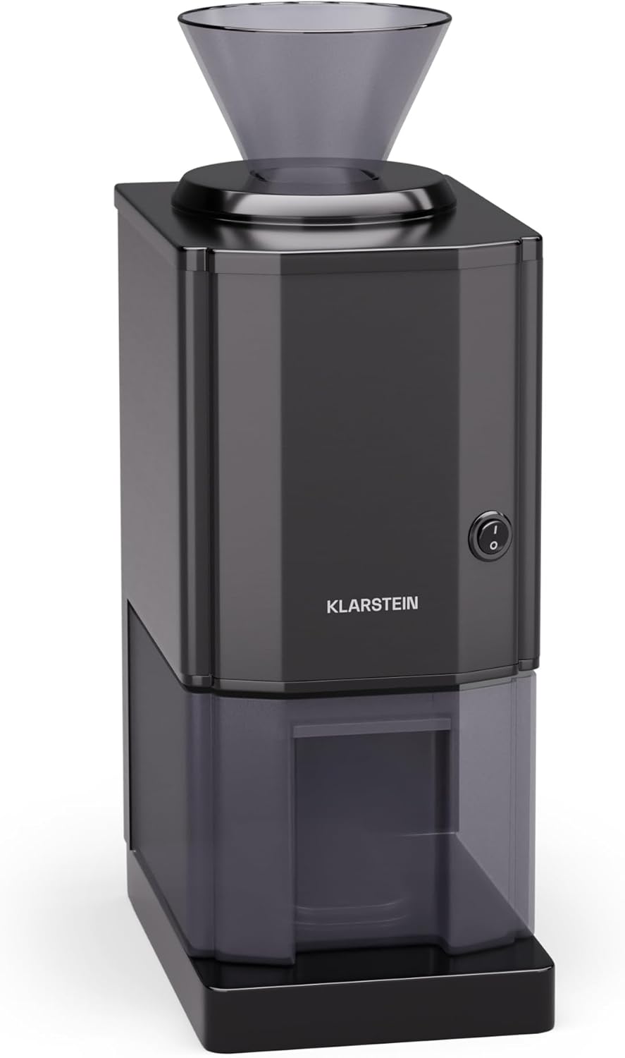 Klarstein Crushed Ice Machine - Stainless Steel, 15 kg/h, 3.5 L Container, Safety Switch, Suction Cup Feet, Easy Cleaning, Ideal for Parties