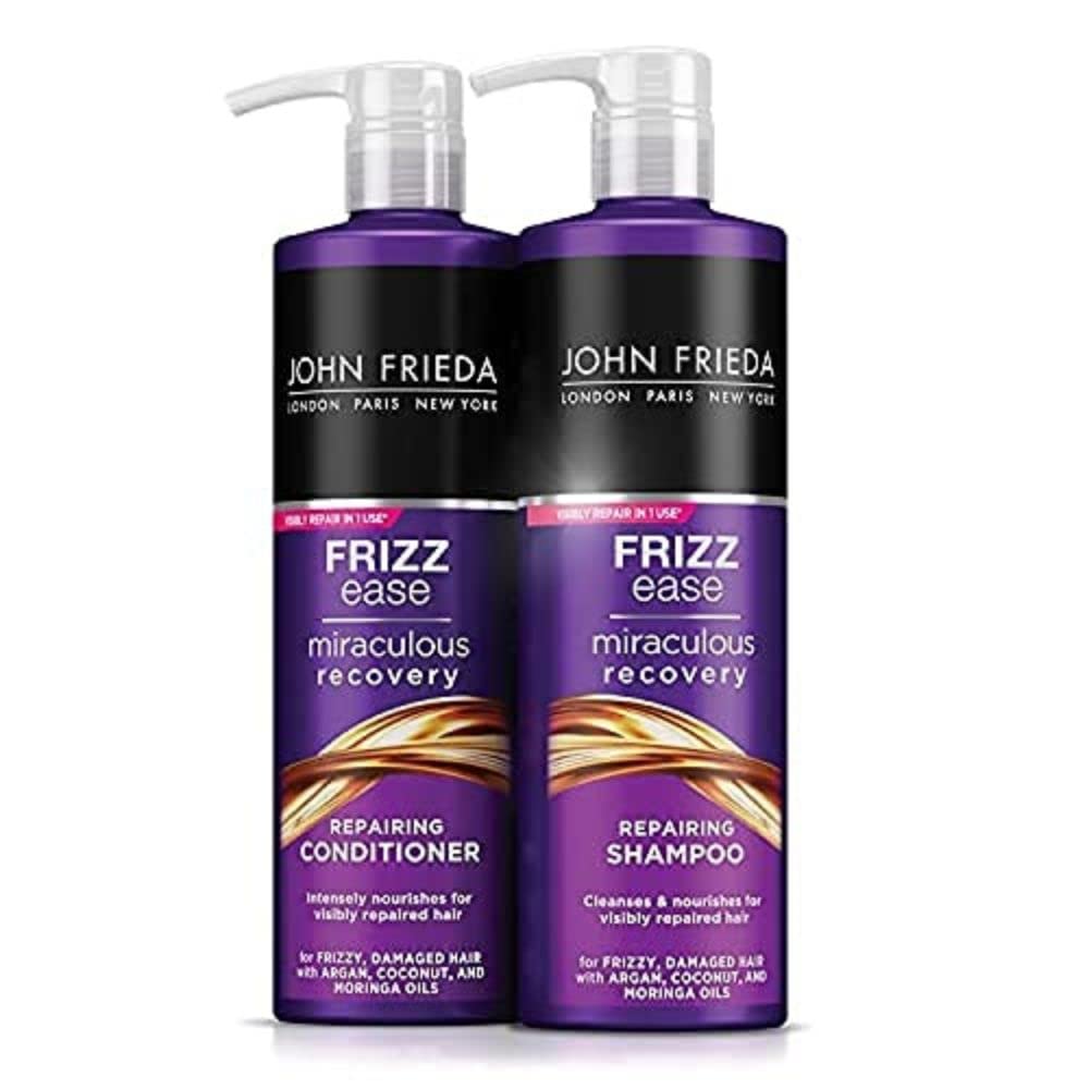 John Frieda frieda John Freida Frizz-Ease Miraculous Recovery Twin Pack, ‎shampoo set conditioner